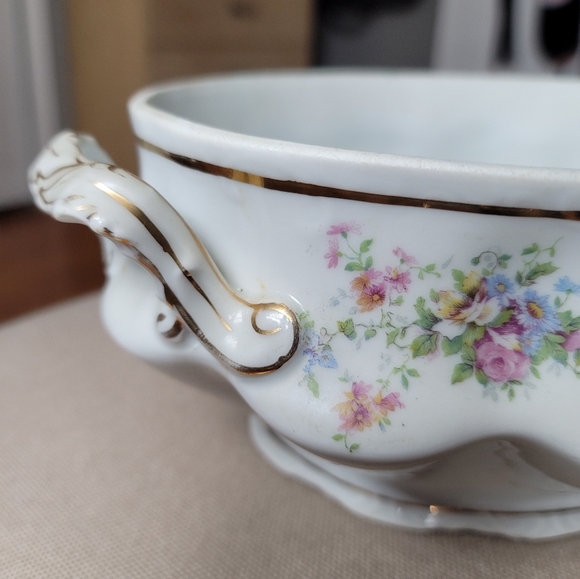 CARLSBAD Floral Porcelain China Salad Dish w. No Lid - Picture 3 of 11